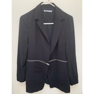 Alexander Wang Zipper Cut-Off Blazer